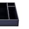 Dacasso Classic Black Leather Conference Room Organizer Tray AG-1040 - alternate 4
